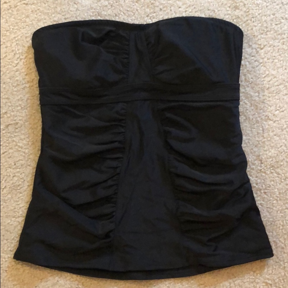 Athleta Tankini Top Black Size 36B/C